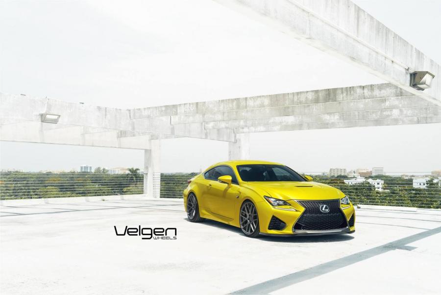  Lexus RC F on Velgen Wheels 2015 года  (фото 13 из 16)